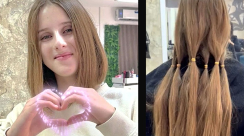 TWELVE-YEAR-OLD MARIJA FROM EAST NEW SARAJEVO DONATES HER HAIR TO CHILDREN BATTLING CANCER