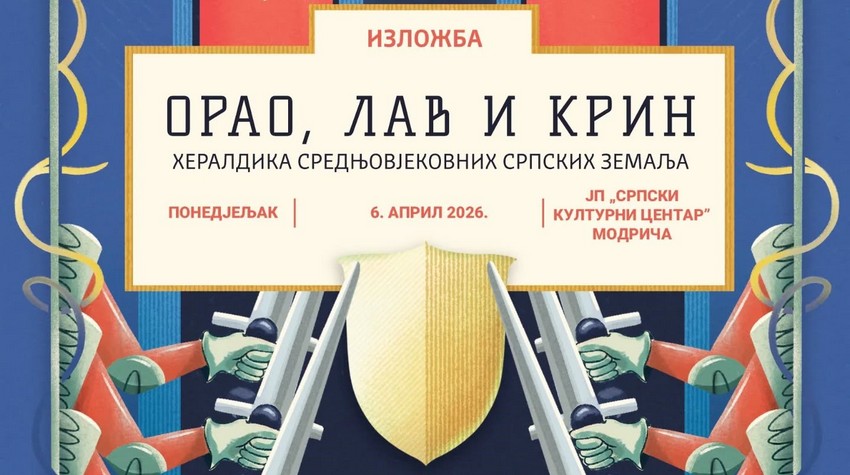 MODRIČA HOSTS EXHIBITION ON HERALDRY OF MEDIEVAL SERBIAN LANDS