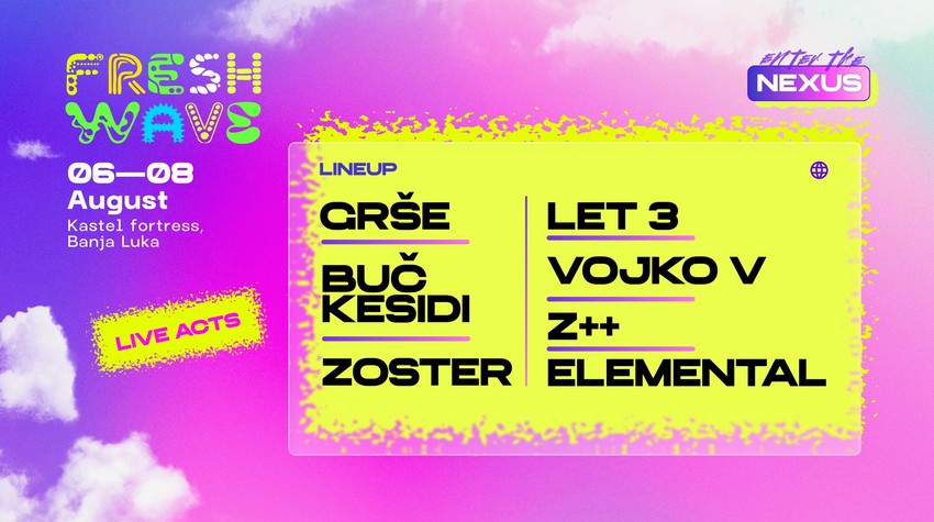 FRASHWAVE REVEALS THIS YEAR’S LIVE LINEUP