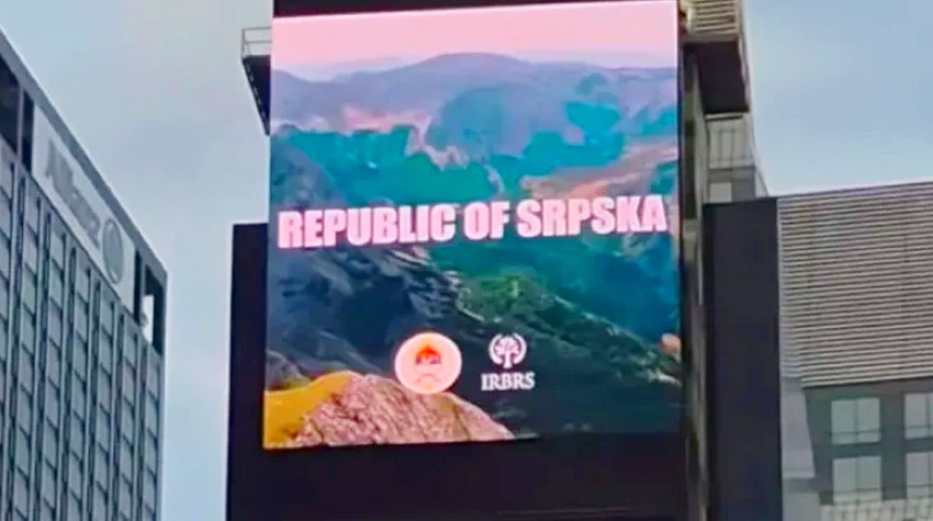 POTENCIJALI SRPSKE NA NJUJORKŠKOM TAJMS SKVERU (VIDEO)