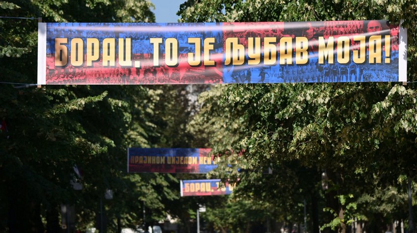 BANJA LUKA DRESSED IN RED AND BLUE AS BORAC CELEBRATES 100 YEARS