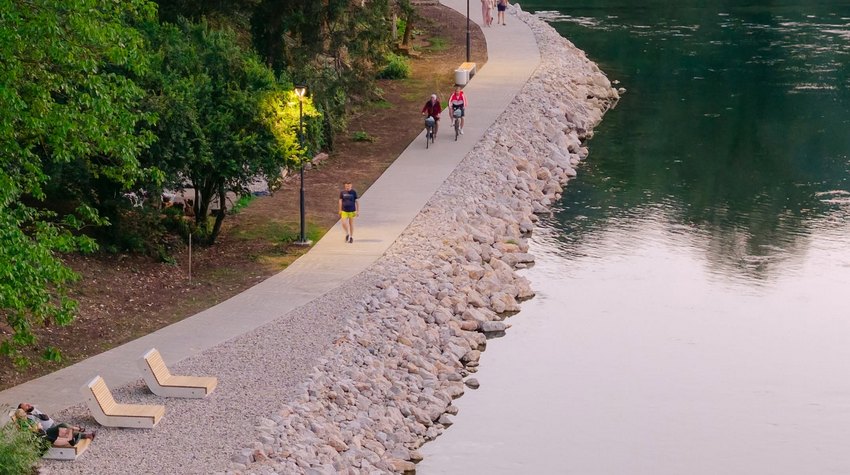 FOTO ŠETNJA NOVOM DIONICOM BANJALUČKOG ŠETALIŠTA UZ RIJEKU VRBAS