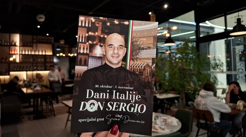 SAVINO DIVINČENCO STIŽE U BANJALUKU: MEDITERANSKI SPECIJALITETI U RESTORANU DON SERGIO