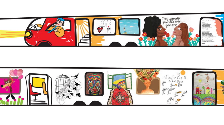 ULICU ŽELIMIRA VIDOVIĆA KELIJA KRASIĆE MURAL DUG 150 METARA