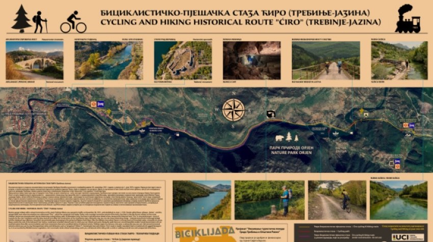 BICIKLISTI POZVANI DA UŽIVAJU U VOŽNJI "ĆIROVOM RUTOM"