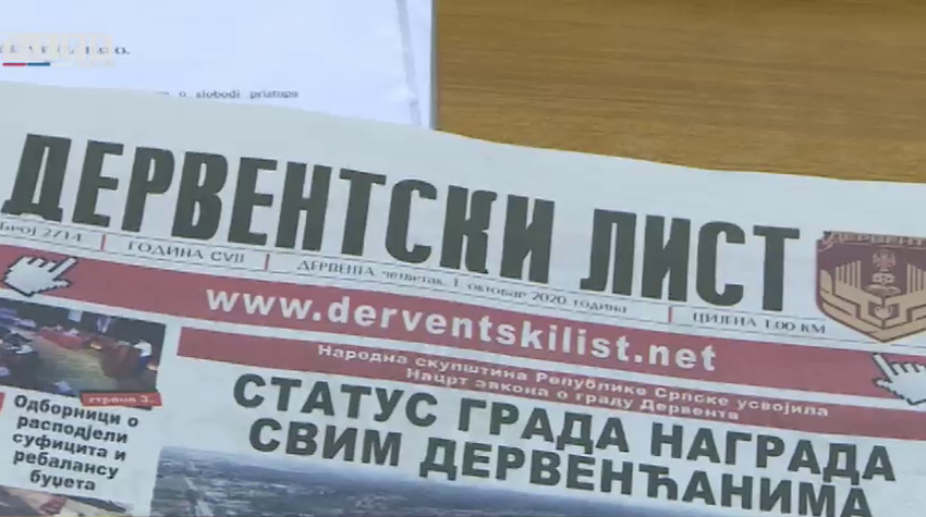 DERVENTSKI LIST MEĐU NAJSTARIJIM NOVINAMA U REGIONU