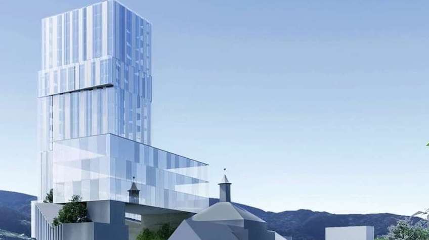 STIGLO PRVO IDEJNO RJEŠENJE HOTELA PALAS