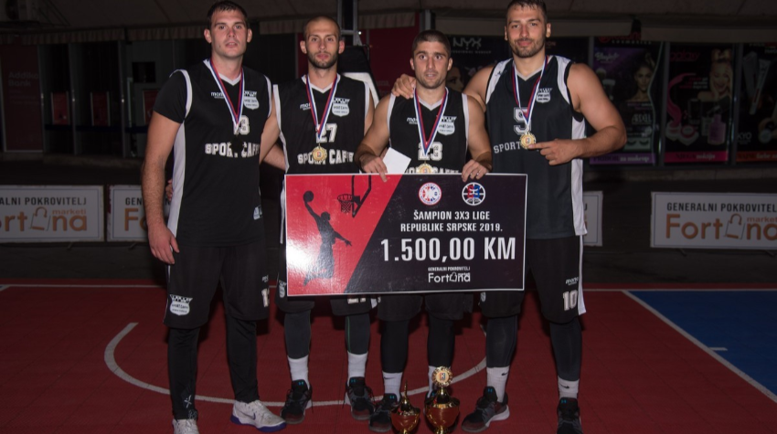 EKIPA “SPORT CAFFE” ŠAMPIONI SRPSKE U 3X3 BASKETU