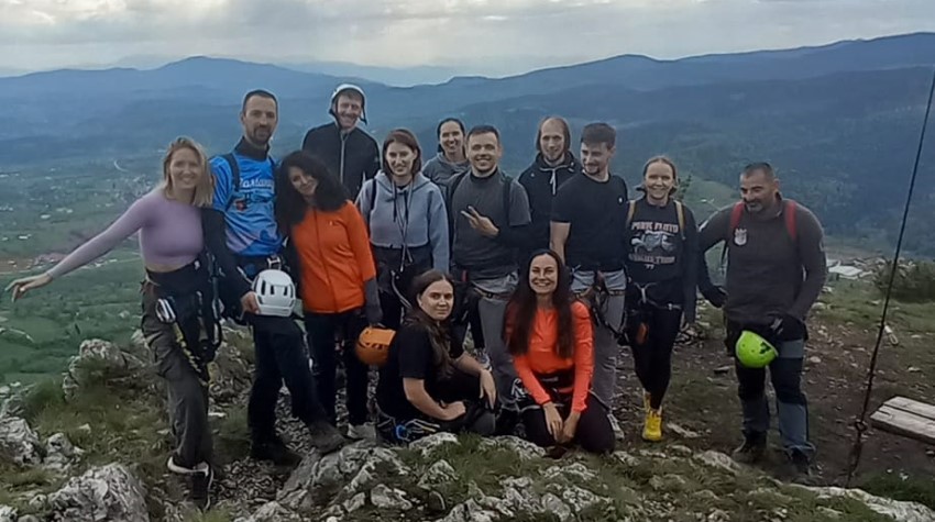 STUDENTI IZ SANKT PETERBURGA NA "SOKOLOVOM PUTU"