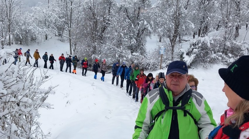 VIŠE OD 70 PLANINARA NA ZIMSKOJ TRANSVERZALI "KROZ MEĆAVU"